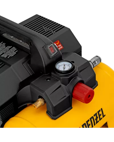 Компрессор  DLS750/6 безмасляный малошумный 750 Вт, 140 л/мин,ресивер 6 л Denzel