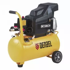 Компрессор воздушный DENZEL X-PRO DK1500/24, 1.5 кВт, 230 л/мин, 24 л