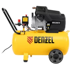 Компрессор воздушный DENZEL X-PRO DKV2200/50, 2.2 кВт, 400 л/мин, 50 л