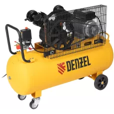Компрессор воздушный DENZEL BCV2200/100, 2.2 кВт, ременный привод, 100 литров, 370 л/мин
