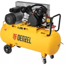 Компрессор воздушный DENZEL BCV2200/100, 2.2 кВт, ременный привод, 100 литров, 370 л/мин