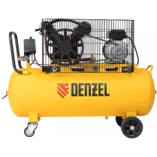 Компрессор воздушный DENZEL BCV2200/100, 2.2 кВт, ременный привод, 100 литров, 370 л/мин