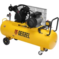 Компрессор воздушный DENZEL BCV2300/100, 2.3 кВт, ременный привод, 100 литров, 440 л/мин