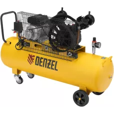 Компрессор воздушный DENZEL BCV2300/100, 2.3 кВт, ременный привод, 100 литров, 440 л/мин