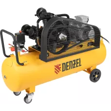 Компрессор воздушный DENZEL BCW3000-T/100, 3.0 кВт, ременный привод, 100 литров, 520 л/мин