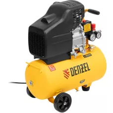 Компрессор воздушный DENZEL DC1500/24, 1.5 кВт, прямой привод, 24 литра, 220 л/мин