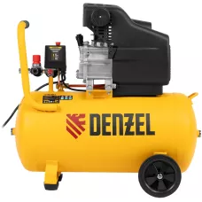 Компрессор воздушный DENZEL DC1500/50, 1.5 кВт, прямой привод, 50 литров, 220 л/мин