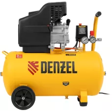 Компрессор воздушный DENZEL DC1500/50, 1.5 кВт, прямой привод, 50 литров, 220 л/мин