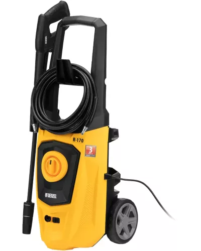 Моечная машина высокого давления R-170, 2000 Вт, 170 бар, 360 л/ч, колесная// Denzel
