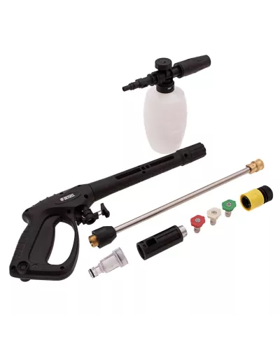 Моечная машина высокого давления R-180i, 2400 Вт, 180 бар, 7.5 л/мин, асинхронный двигатель Denzel Моечная машина высокого давления R-180i, 2400 Вт, 180 бар, 7.5 л/мин, асинхронный двигатель Denzel