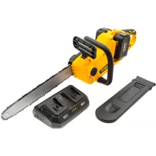 Аккумуляторная цепная пила DENZEL RCS400-36, Li-ion, 36 В, 4 Ач, шина 400 мм, бесщеточная