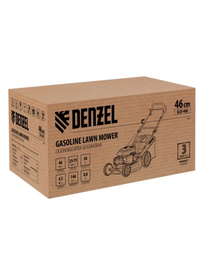 Газонокосилка бензиновая Denzel GLD-460 146см³ 46см