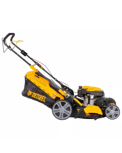 Газонокосилка бензиновая GLD-520SP, 196 куб.см, ширина 52 см, привод, 7 уровней,травосборник 60 л Denzel Газонокосилка бензиновая GLD-520SP, 196 куб.см, ширина 52 см, привод, 7 уровней,травосборник 60 л Denzel