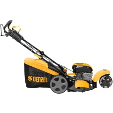 Бензиновая газонокосилка DENZEL GLT-460SP-T, Trike 150 см3, 46 см, привод, панель, 60л