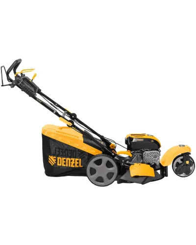 Бензиновая газонокосилка GLT-460SP-T, Trike 149 см3, 46 см, привод, панель, 60л Denzel 
