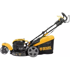 Бензиновая газонокосилка DENZEL GLT-460SP-T, Trike 150 см3, 46 см, привод, панель, 60л