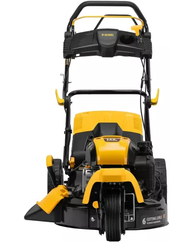 Бензиновая газонокосилка GLT-460SP-T, Trike 149 см3, 46 см, привод, панель, 60л Denzel 