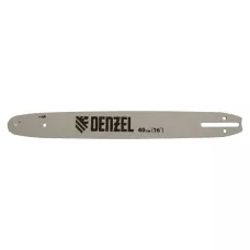 Шина для бензопилы DENZEL DGS-4516 59801, длина 40 см, шаг 3/8, паз 1.3 мм, 57 звеньев