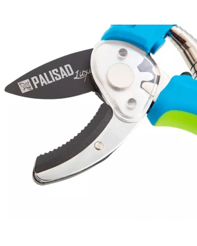 Секатор с наковальней, 205 мм, двухкомпонентные рукоятки, Luxe, Palisad