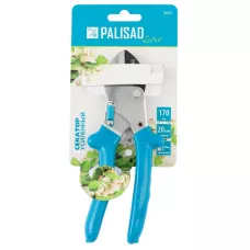 Секатор с наковальней, 170 мм, усиленный, рукоятки в ПВХ-оболочке, Luxe PALISAD 605235