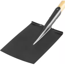Лопата прямоугольная, 195х290х1150 мм, деревянный лакированный черенок Сибртех