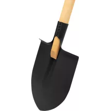 Лопата штыковая, 205х284х1340 мм, деревянный черенок с пропиткой, Россия Сибртех