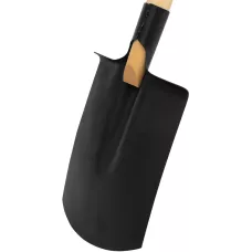 Лопата прямоугольная, 200х284х1340 мм, деревянный черенок с пропиткой, Россия Сибртех