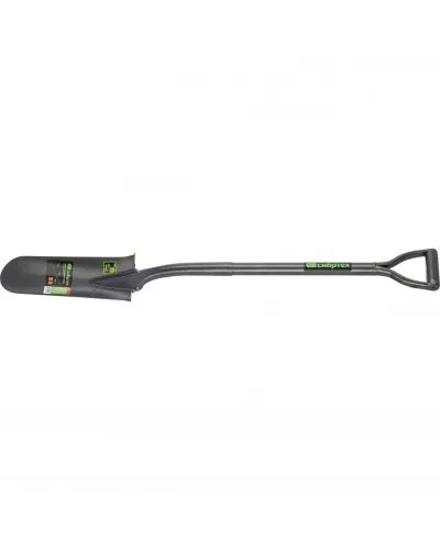 Лопата траншейная, 125 х 360 х 1150 мм, цельнометаллическая, Сибртех