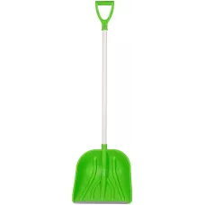 Лопата для уборки снега пластиковая Profi, 415 х 445 х 1500 мм, алюминиевый черенок, Россия, Сибртех