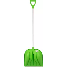 Лопата для уборки снега пластиковая Profi, 415 х 445 х 1500 мм, алюминиевый черенок, Россия, Сибртех