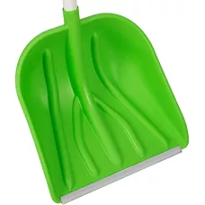 Лопата для уборки снега пластиковая Profi, 415 х 445 х 1500 мм, алюминиевый черенок, Россия, Сибртех