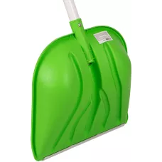 Лопата для уборки снега пластиковая Profi, 415 х 445 х 1500 мм, алюминиевый черенок, Россия, Сибртех