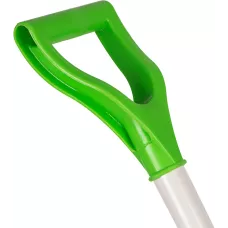 Лопата для уборки снега пластиковая Profi, 415 х 445 х 1500 мм, алюминиевый черенок, Россия, Сибртех