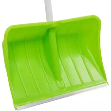 Лопата для уборки снега пластиковая Profi, 535 х 385 х 1400 мм, стальной черенок, Россия, Сибртех