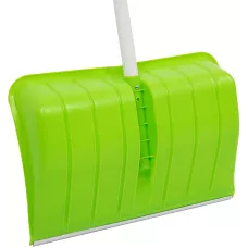 Лопата для уборки снега пластиковая Profi, 535 х 385 х 1400 мм, стальной черенок, Россия, Сибртех