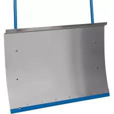 Движок для уборки снега, стальной, оцинкованный, 750 х 410 х 1100 мм, стальная рукоятка, Россия, Сибртех