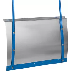 Движок для уборки снега, стальной, оцинкованный, 750 х 410 х 1100 мм, стальная рукоятка, Россия, Сибртех