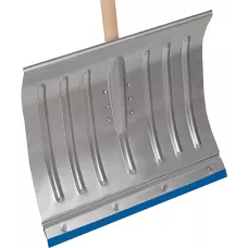 Лопата для уборки снега алюминиевая, 430 х 370 х 1350 мм, деревянный черенок, Россия, Сибртех