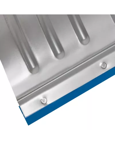 Лопата для уборки снега алюминиевая, 430 х 370 х 1350 мм, деревянный черенок, Россия, Сибртех