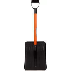 Лопата для уборки снега пластиковая, 275 х 345 х 890 мм, стальной черенок, Россия, Stels