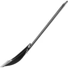 Движок для уборки снега пластиковый, 780 х 420 х 1140 мм, стальная рукоятка, Россия, Сибртех