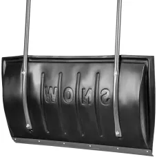 Движок для уборки снега пластиковый, 780 х 420 х 1140 мм, стальная рукоятка, Россия, Сибртех