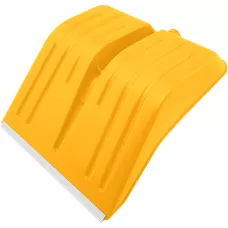 Лопата для уборки снега пластиковая, желтая, 420 х 425 мм, без черенка, Россия, Сибртех