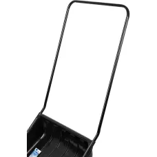 Движок для уборки снега пластиковый, 690х470х1420 мм, стальная рукоятка, Россия// Сибртех