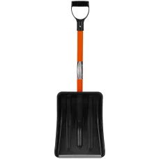 Лопата для уборки снега полипропиленовая, 275х365х790 мм, стальной черенок, Россия Stels