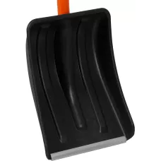 Лопата для уборки снега полипропиленовая, 275х365х790 мм, стальной черенок, Россия Stels