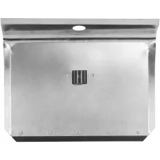 Лопата для уборки снега тротуарная, алюминиевая, 500 х 400 мм, без черенка, Россия Сибртех