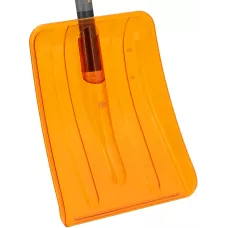 Лопата для уборки снега, поликарбонат, 270х360х840 мм, стальной черенок, усиленная Сибртех