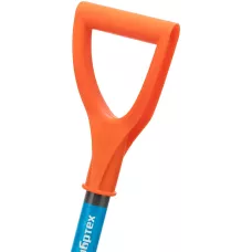 Лопата для уборки снега, поликарбонат, 270х360х840 мм, стальной черенок, усиленная Сибртех