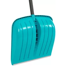 Лопата для уборки снега, полипропилен, 450х450х1355 мм, алюминиевый черенок, усиленная, LUXE PALISAD 61678